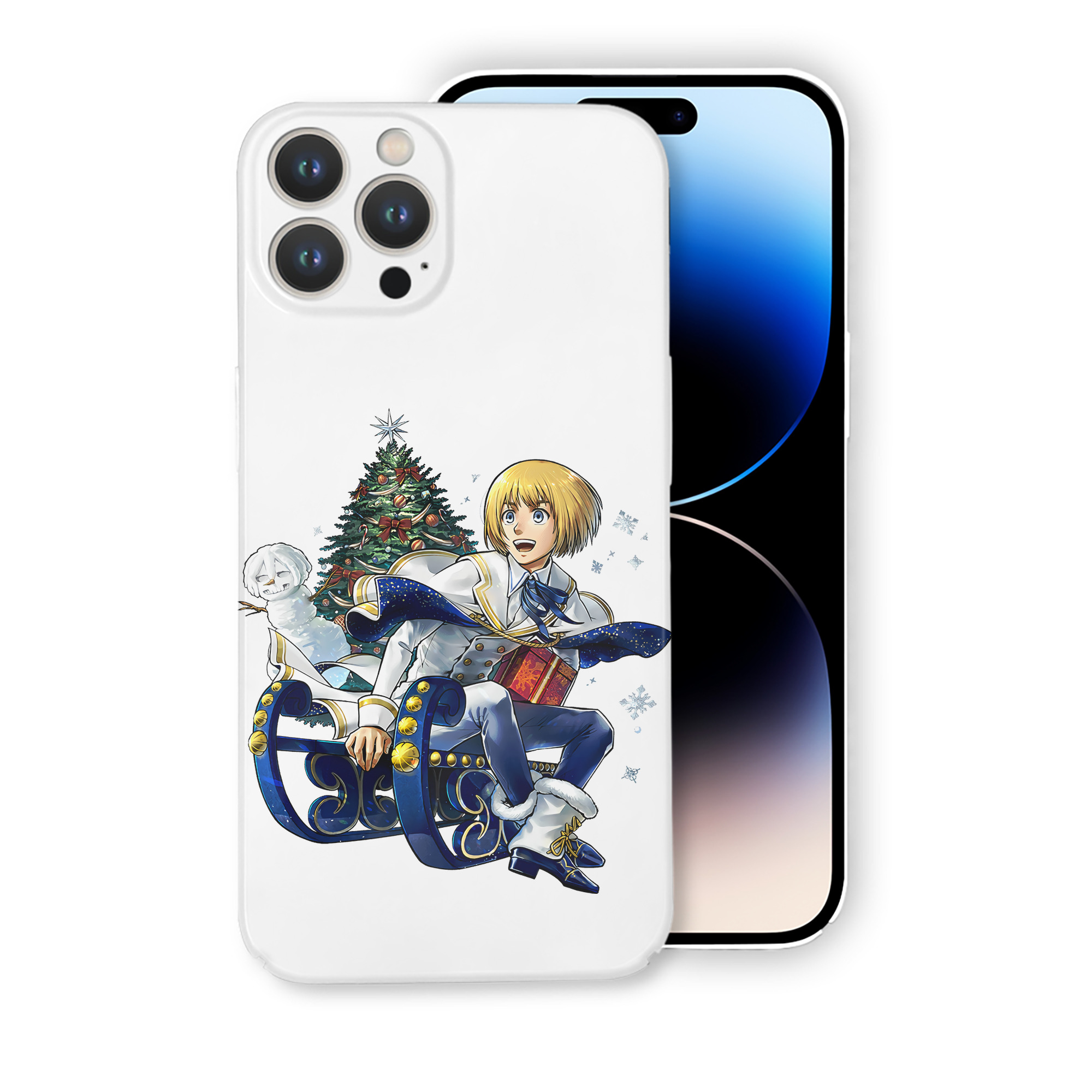 （画像用） 進撃の巨人 アルミン·アルレルト Attack on Titan Armin Arlert 【iPhone 14シリーズ対応】ハードケース